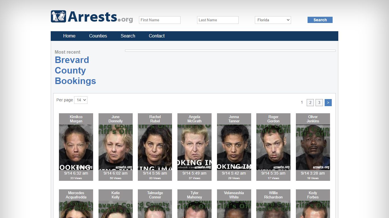 Brevard County Arrests and Inmate Search